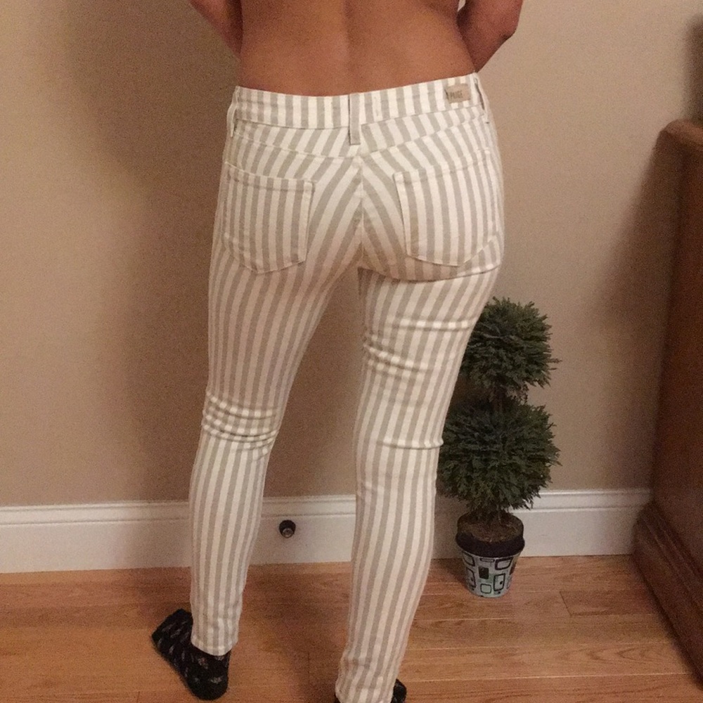 PAIGE striped jeans (Verdugo Ankle)